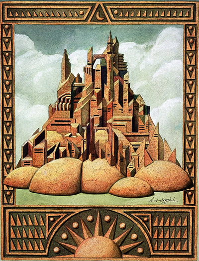 Fantasy sand castle